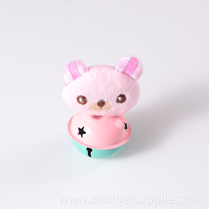 cute animal shape with bell for cat playing toy cat products